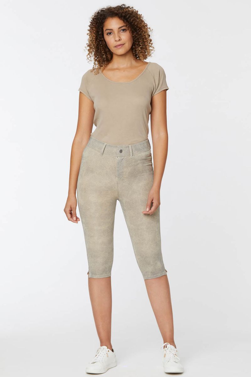 Beige Women's NYDJ 5 Pocket Capri Pants | NZ 740DURBJK