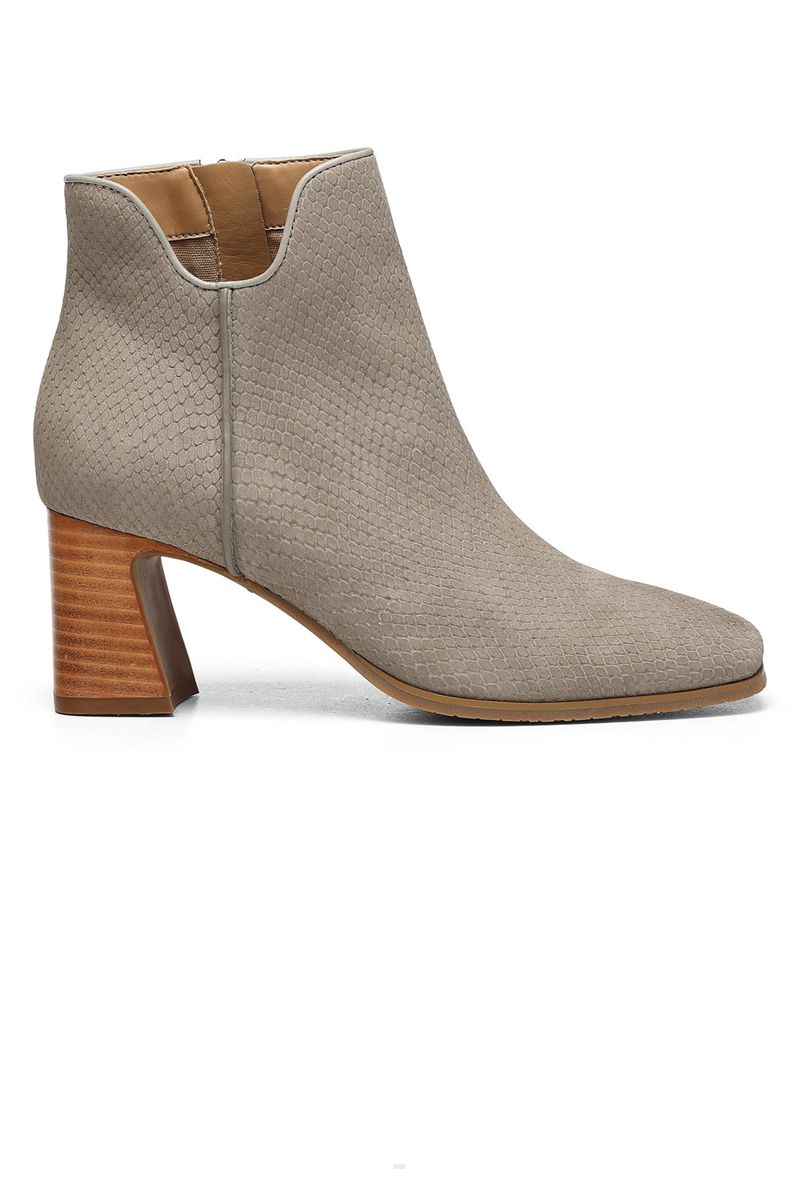 Beige Women's NYDJ Cassey Booties | NZ 507UXGDSW