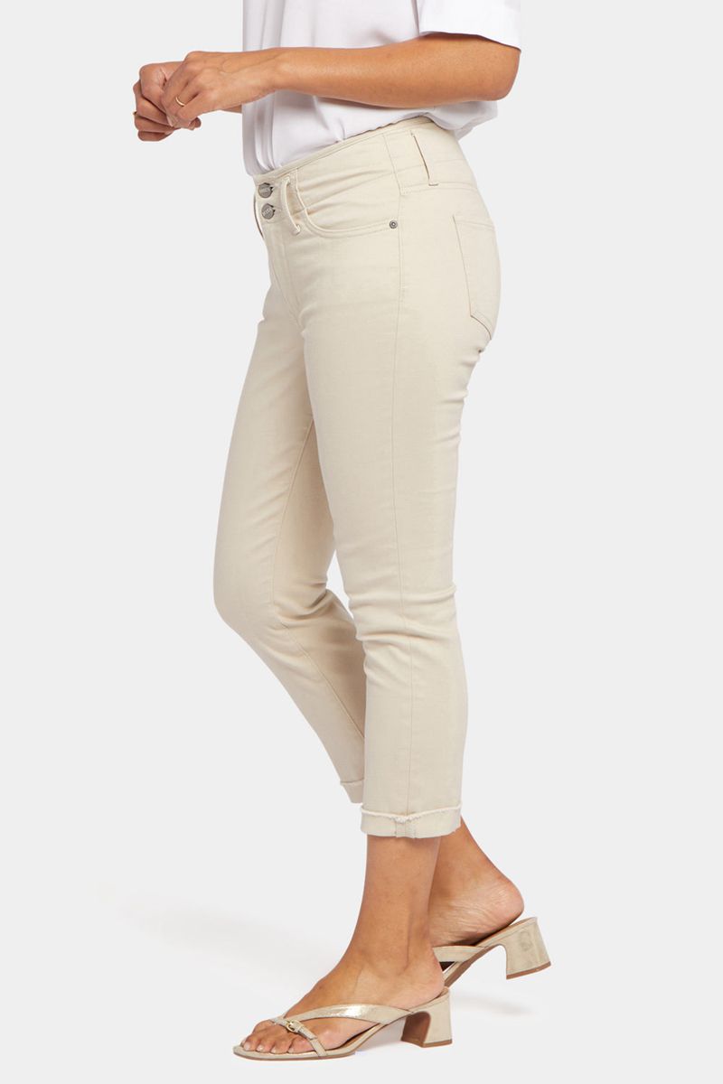 Beige Women's NYDJ Chloe Capri Jeans | NZ 678ECGKUH