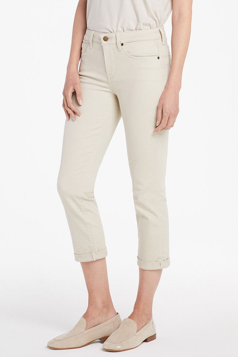 Beige Women's NYDJ Chloe Skinny Capri Jeans | NZ 175ILFZGJ