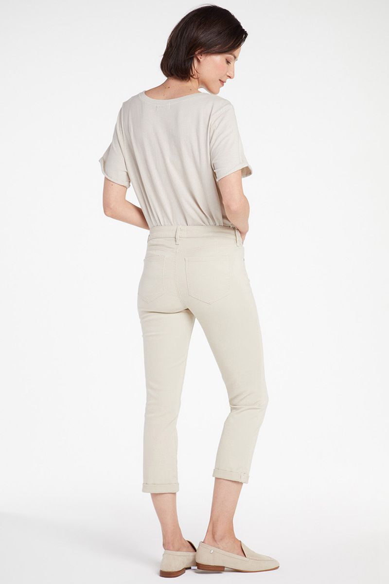 Beige Women's NYDJ Chloe Skinny Capri Jeans | NZ 175ILFZGJ