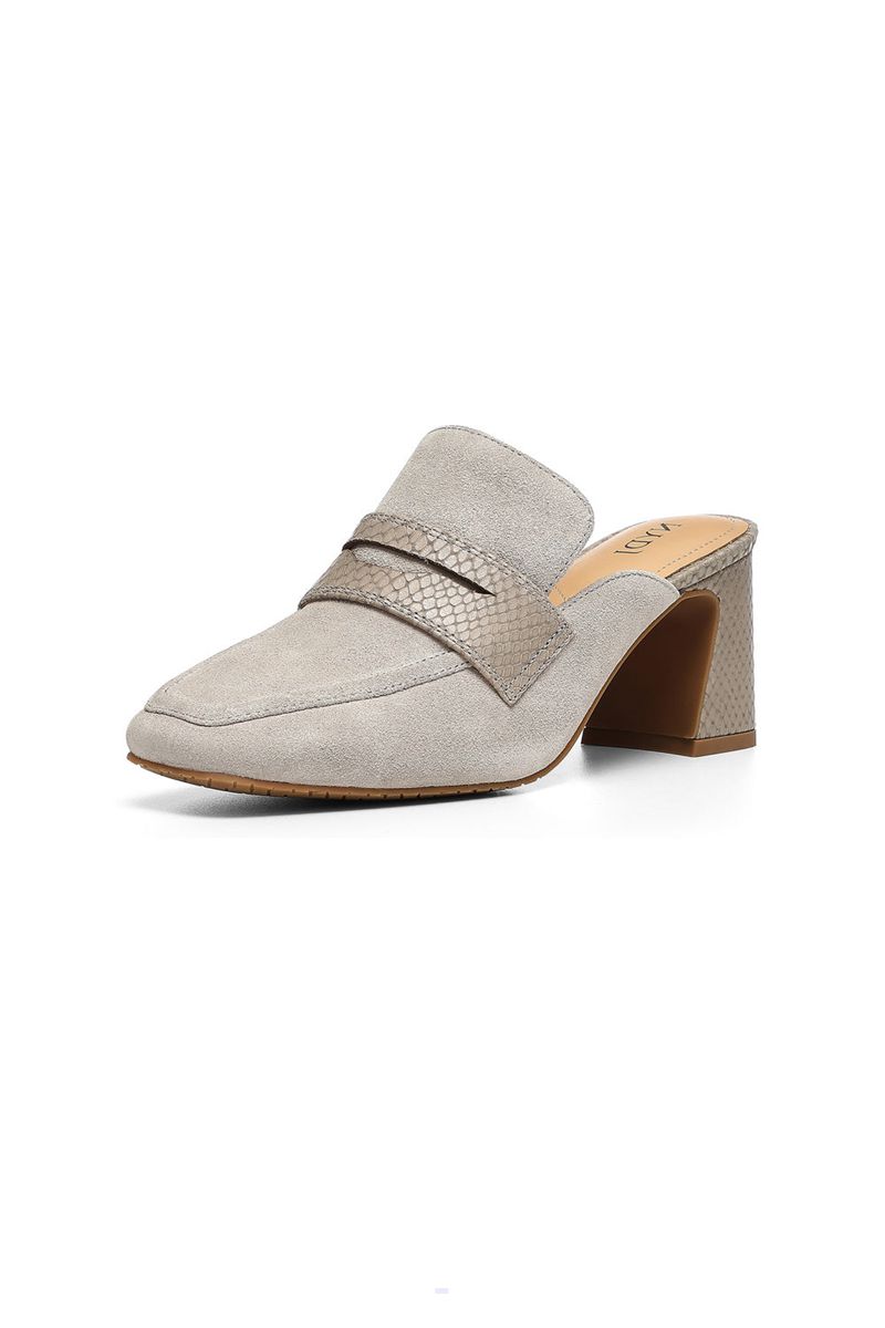 Beige Women's NYDJ Clara Penny Mules | NZ 415ZHMVNB