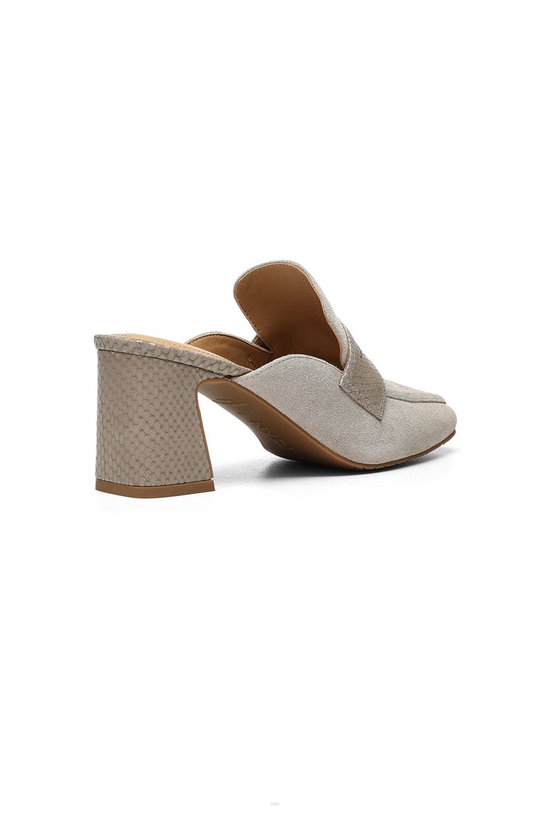 Beige Women's NYDJ Clara Penny Mules | NZ 415ZHMVNB