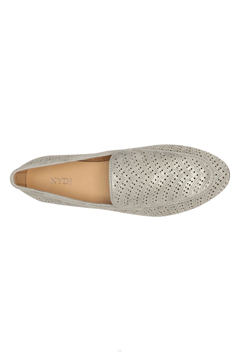 Beige Women's NYDJ Denver Loafers | NZ 594GKNVEC