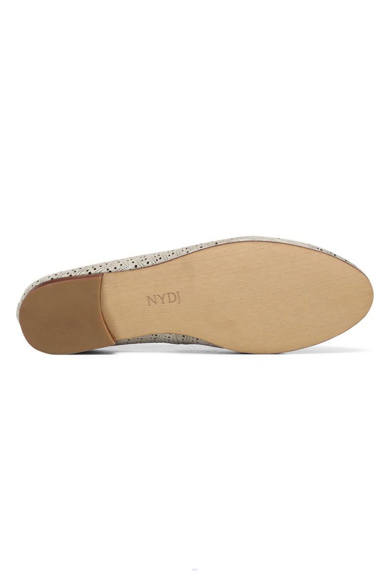 Beige Women's NYDJ Denver Loafers | NZ 594GKNVEC