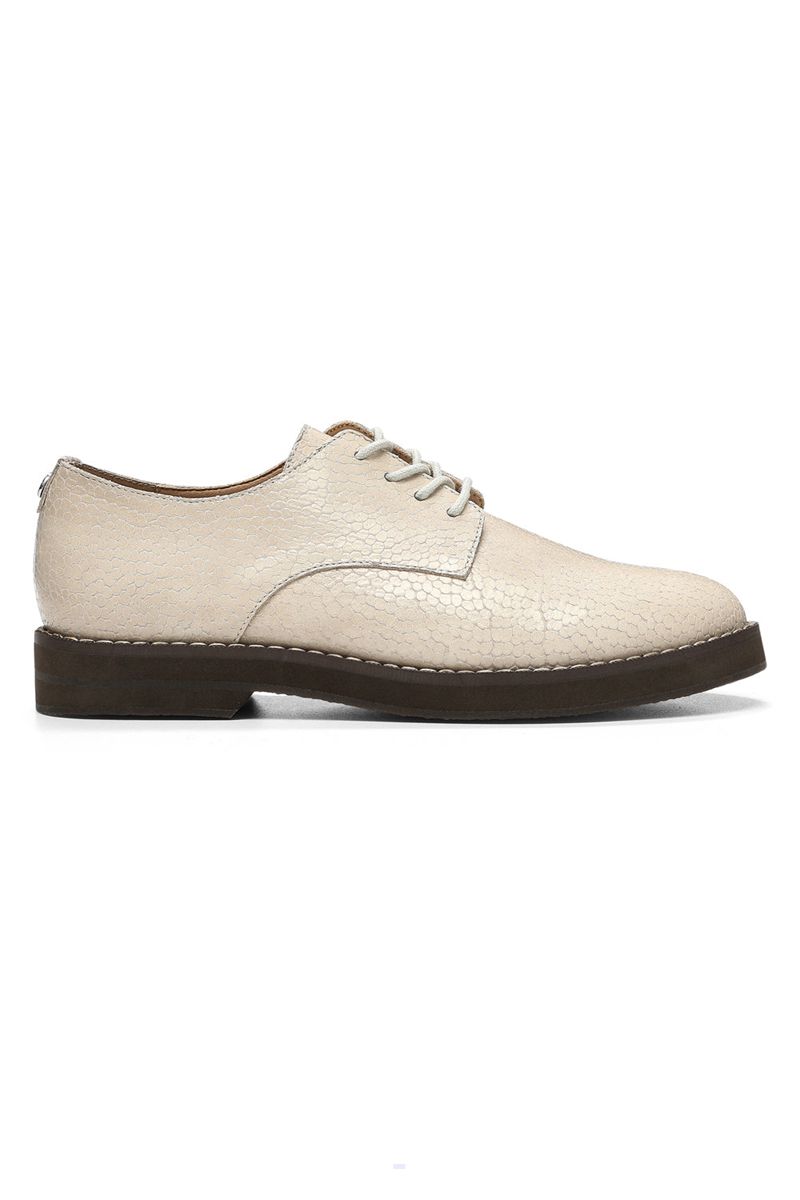 Beige Women's NYDJ Etai Oxfords | NZ 789HINSPQ