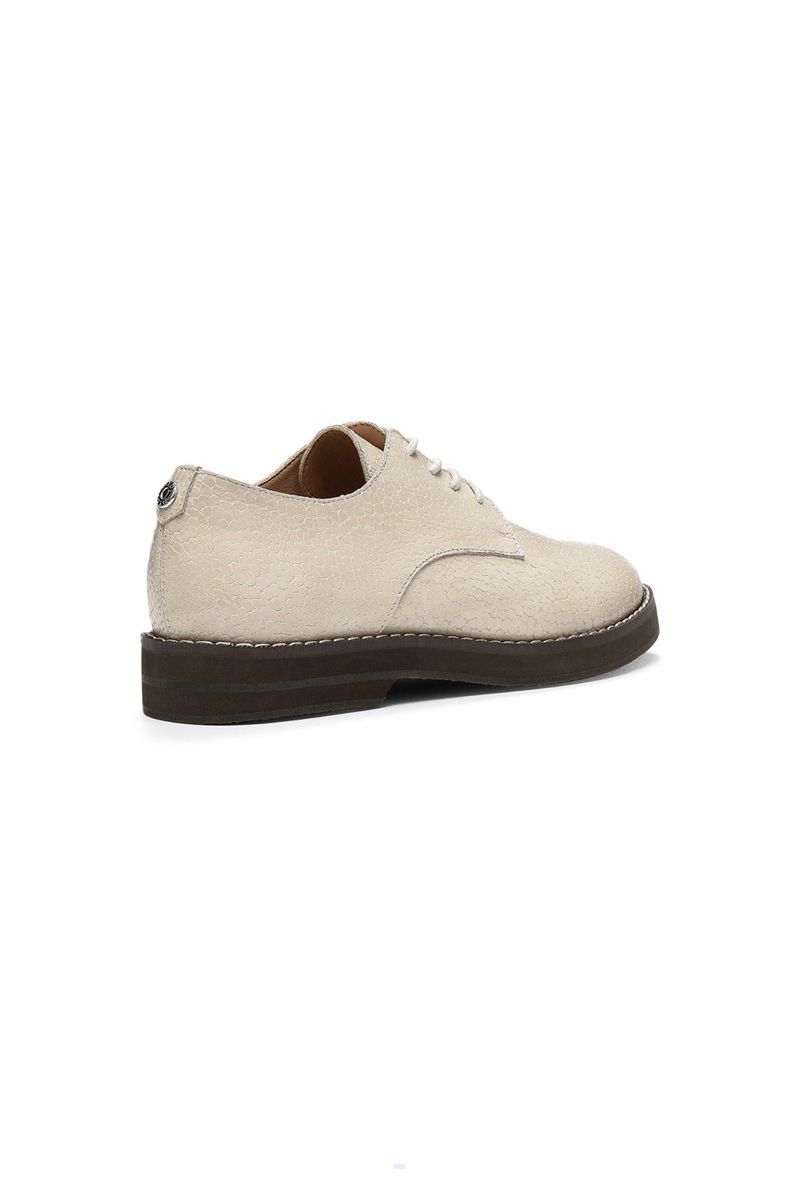 Beige Women's NYDJ Etai Oxfords | NZ 789HINSPQ