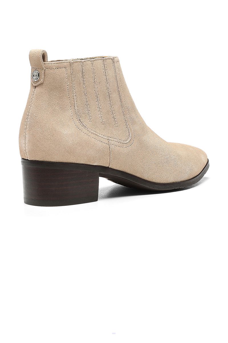 Beige Women's NYDJ Gillian Booties | NZ 841EZDMBN