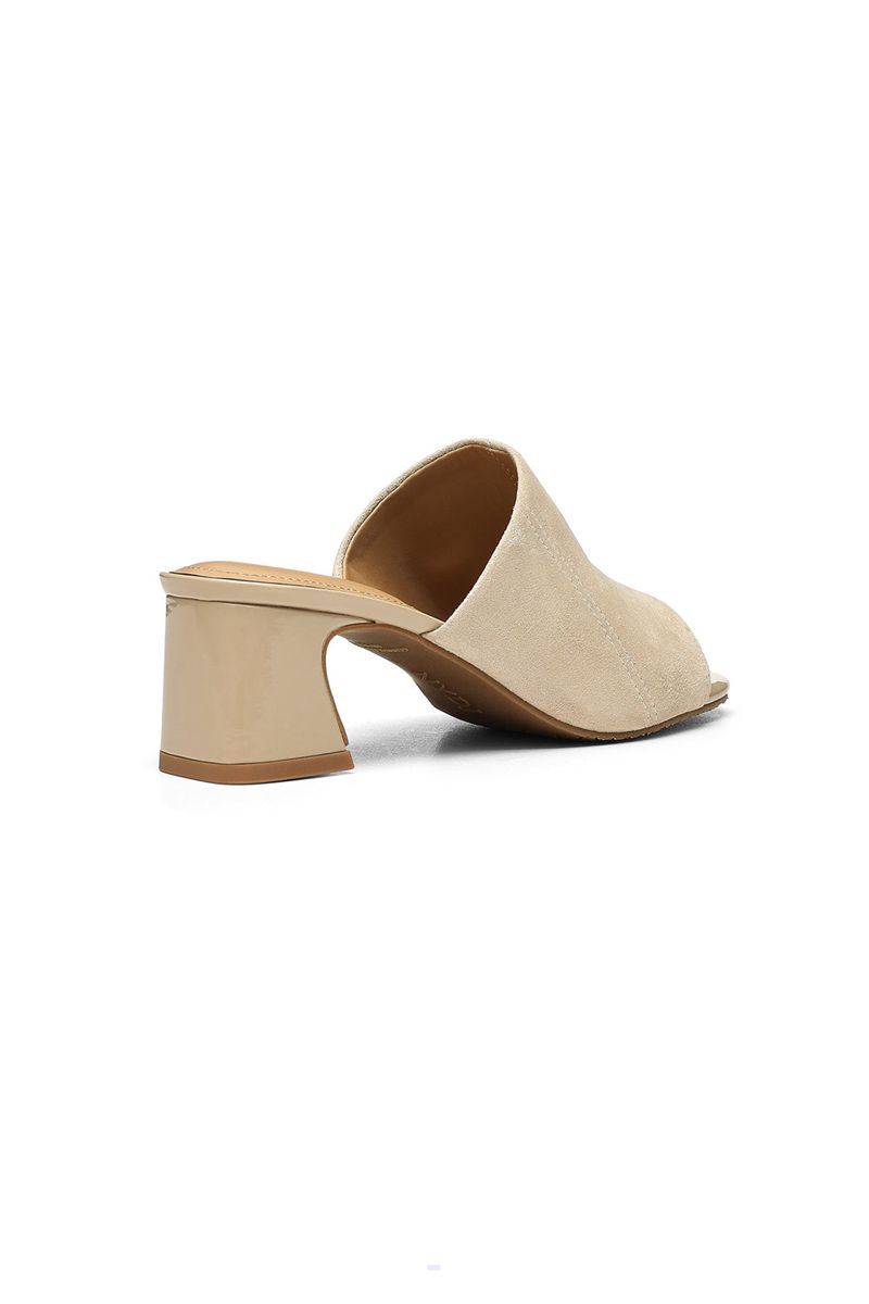 Beige Women's NYDJ Gwen Mules | NZ 362AJTHXQ