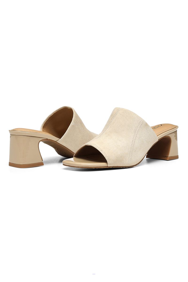 Beige Women's NYDJ Gwen Mules | NZ 362AJTHXQ