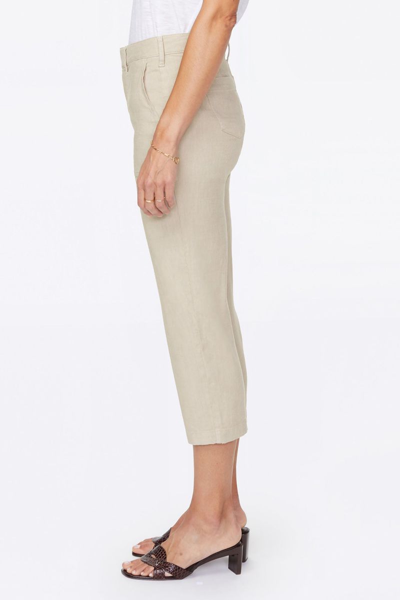 Beige Women's NYDJ Petite Utility Pants | NZ 702EONVFR