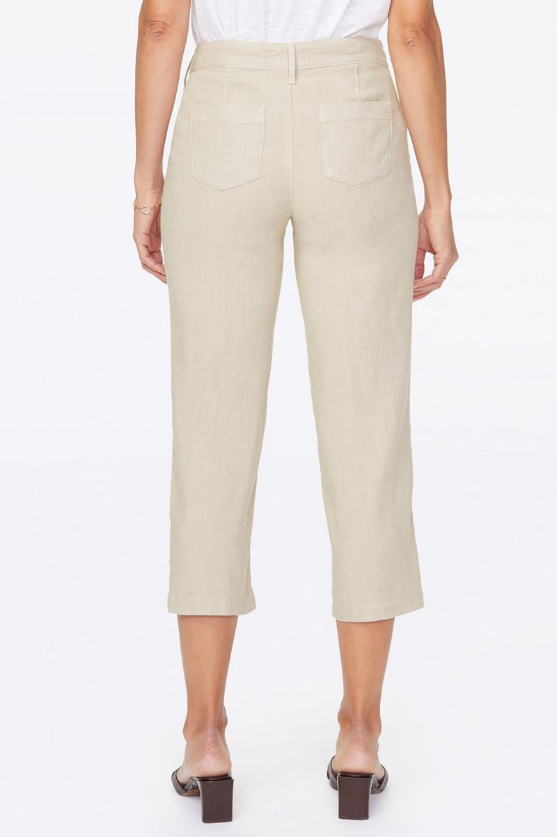 Beige Women's NYDJ Petite Utility Pants | NZ 702EONVFR