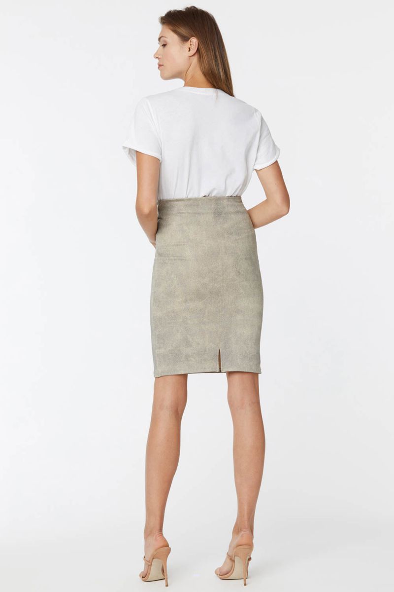 Beige Women's NYDJ Pull-On Pencil Skirts | NZ 812CEVJQT