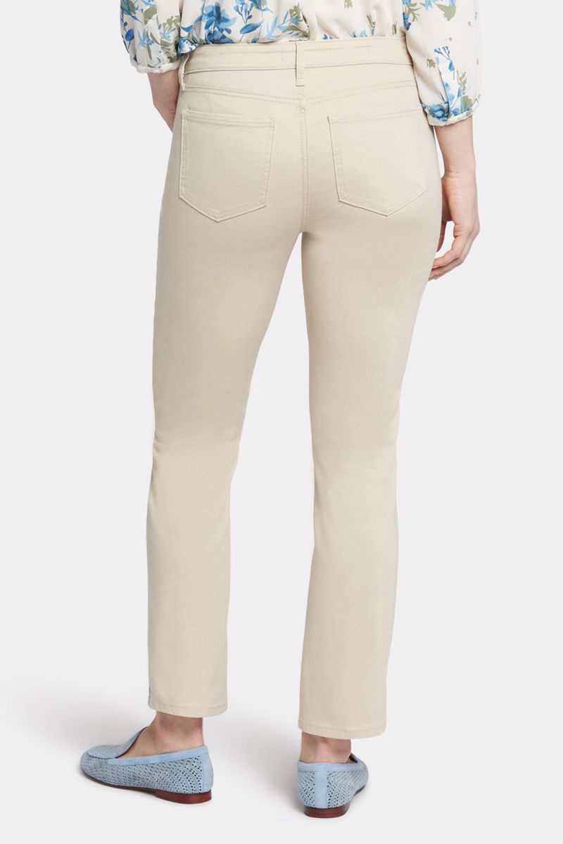 Beige Women's NYDJ Sheri Slim Ankle Jeans | NZ 019OZCHJU