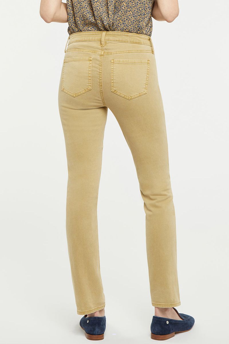 Beige Women's NYDJ Sheri Slim Ankle Jeans | NZ 683HXGOMP