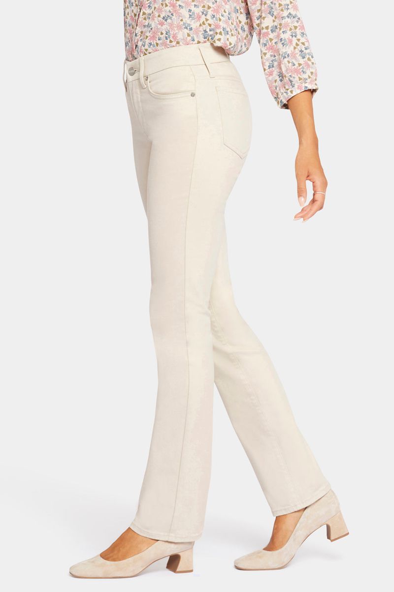 Beige Women's NYDJ Waist-Match™ Marilyn Straight Jeans | NZ 052WYZCQA