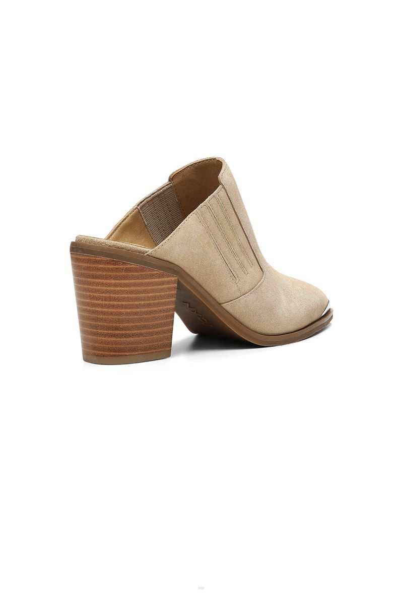 Beige Women's NYDJ Wilma Slip-On Mules | NZ 456VNOFJE