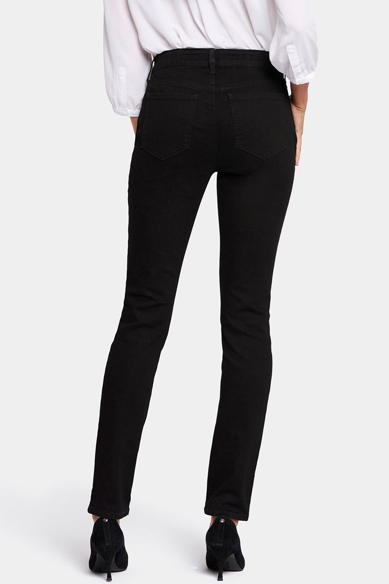 Black Women's NYDJ Alina Skinny Jeans | NZ 742DZYNLB