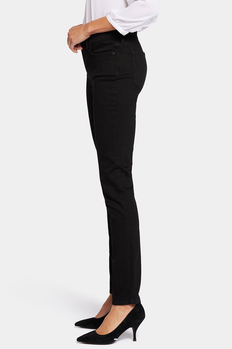 Black Women's NYDJ Alina Skinny Jeans | NZ 742DZYNLB