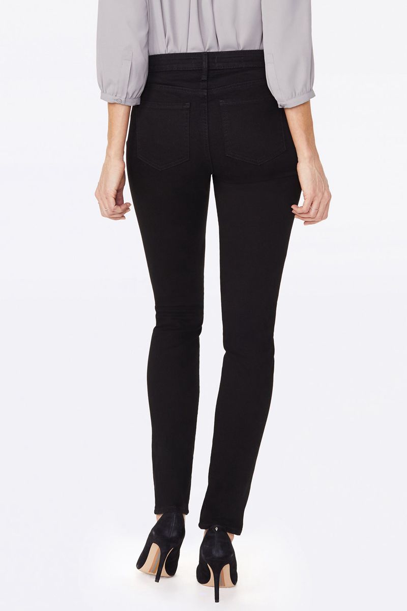 Black Women's NYDJ Alina Skinny Jeans | NZ 742DZYNLB