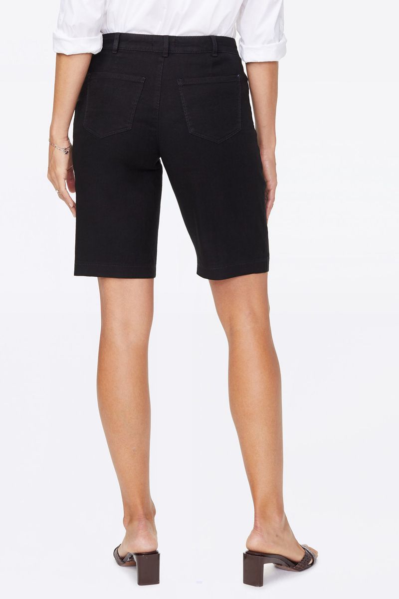 Black Women's NYDJ Bermuda Shorts | NZ 096QILGRC