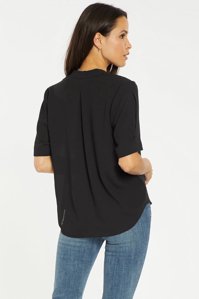 Black Women's NYDJ Charming Tops | NZ 405OIHFKN