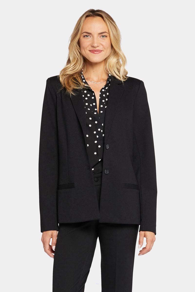 Black Women\'s NYDJ Classic Blazer Jackets | NZ 053YRBMHC