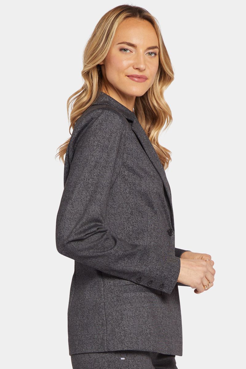 Black Women's NYDJ Classic Blazer Jackets | NZ 953WKESOP