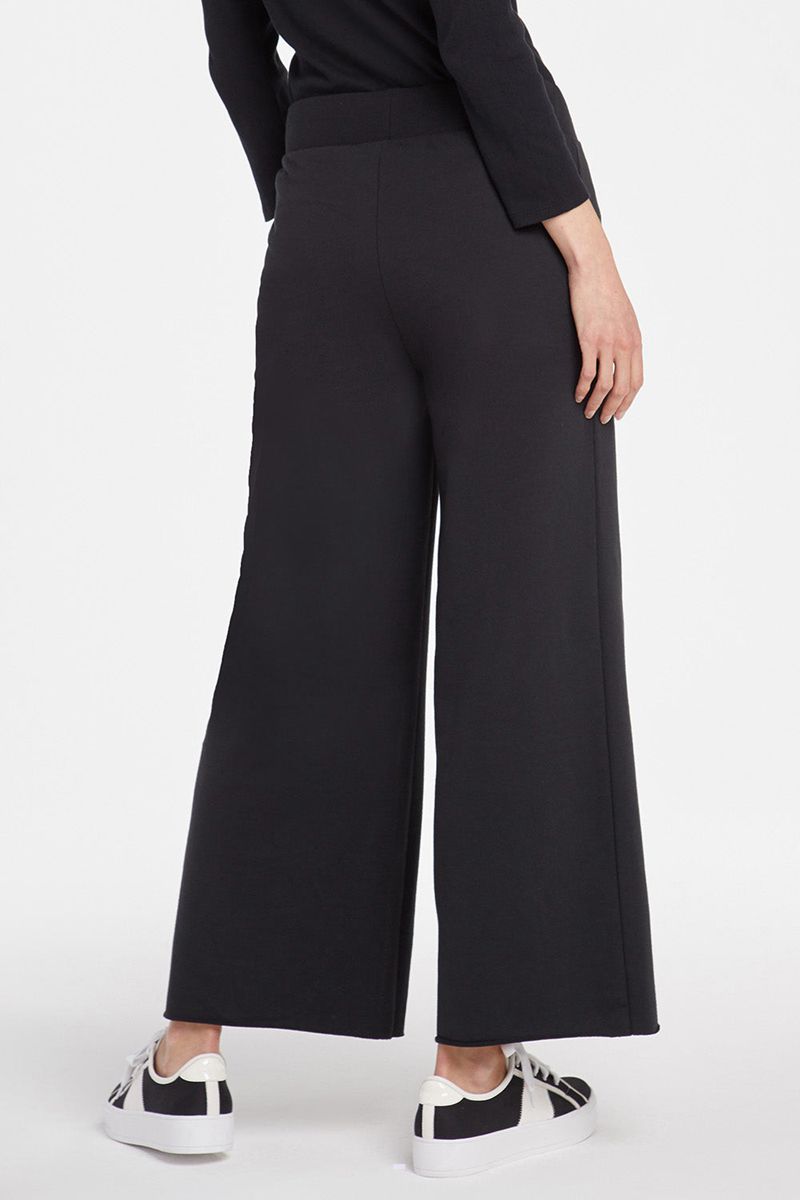 Black Women's NYDJ Drawstring Wide Leg Ankle Pants | NZ 769ATMIQE