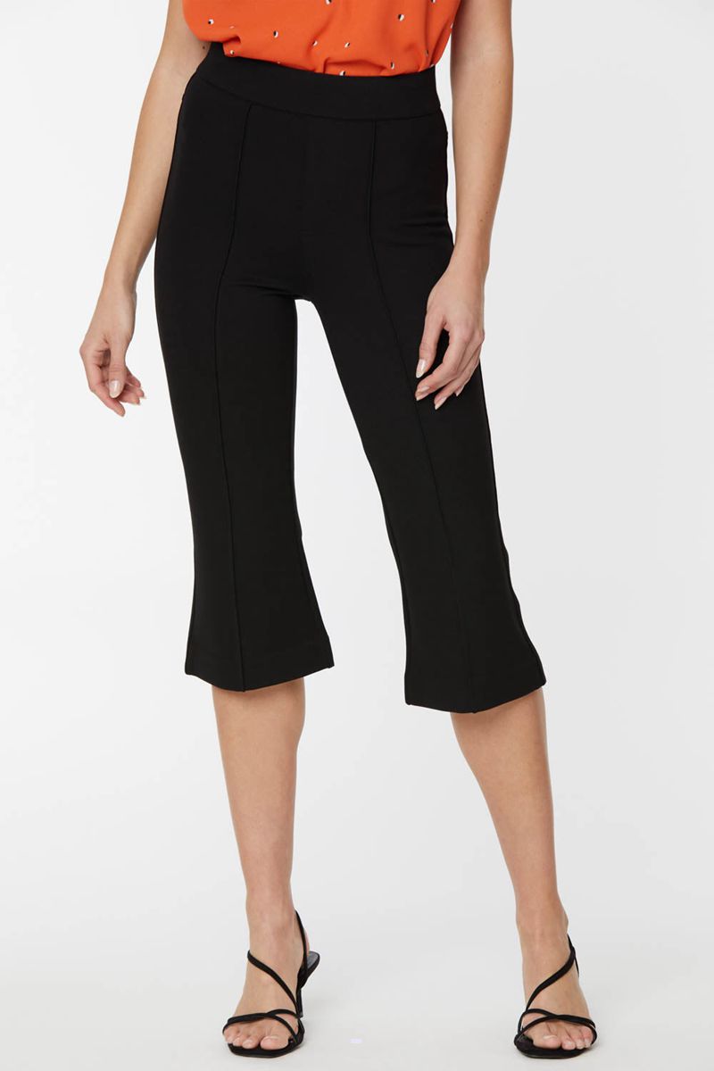 Black Women's NYDJ Flared Pedal Pusher Pants | NZ 653FKXQBU