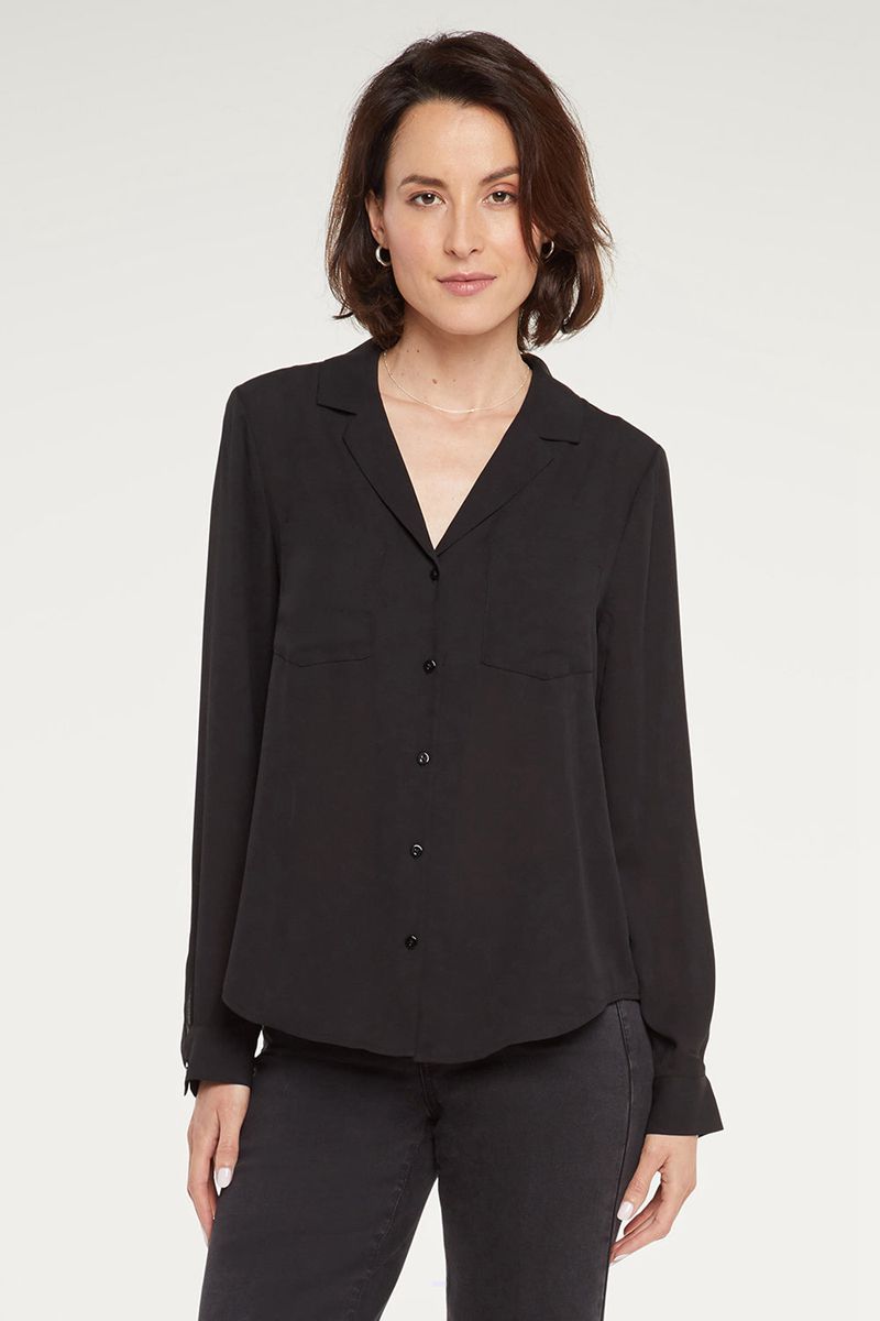 Black Women's NYDJ Gabrielle Blouse | NZ 649WEIYXT