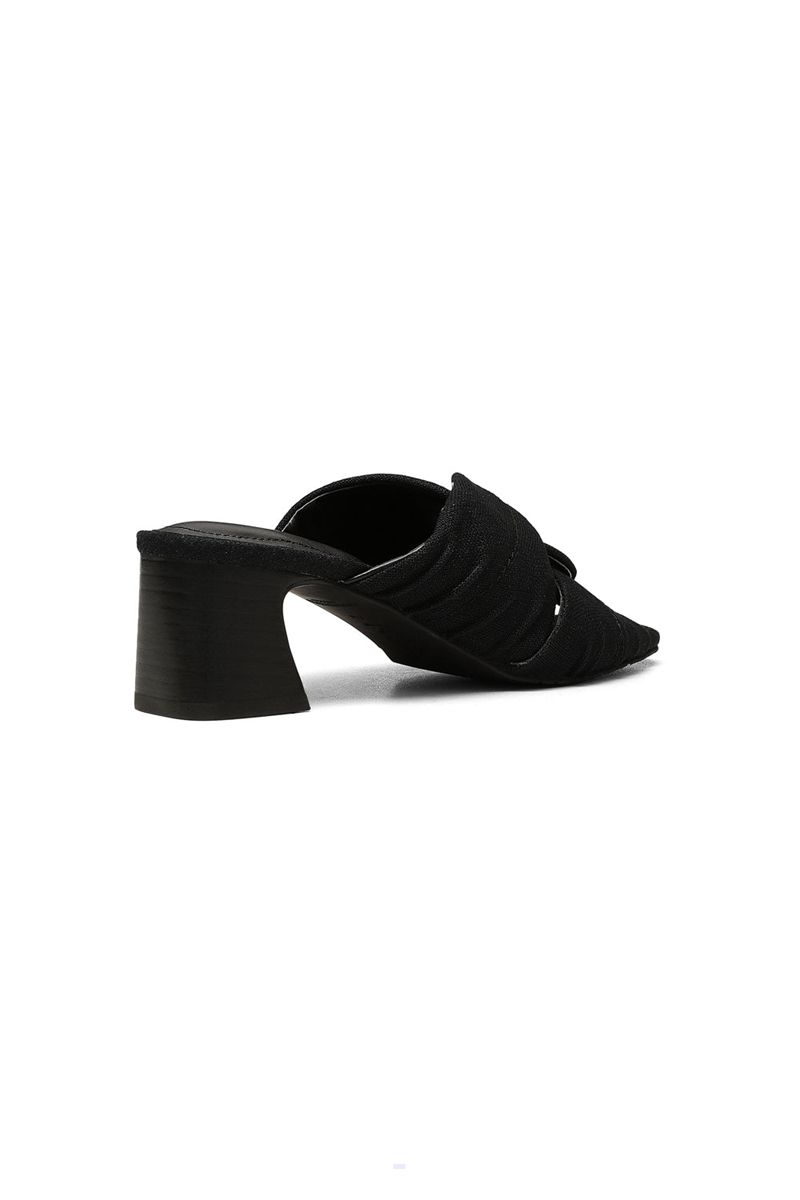 Black Women's NYDJ Griselda Twisted Knot Mules | NZ 169CLWGVO