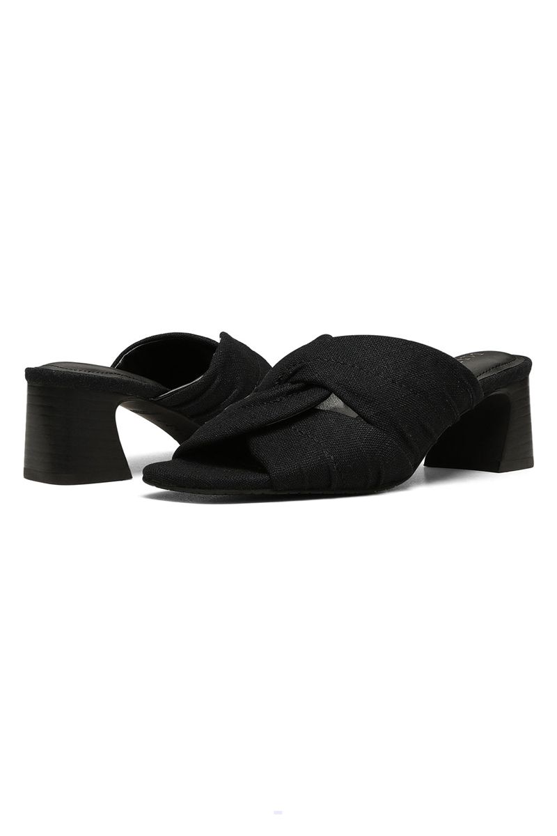 Black Women's NYDJ Griselda Twisted Knot Mules | NZ 169CLWGVO