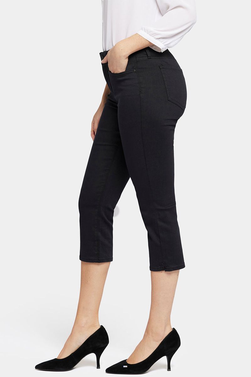 Black Women's NYDJ Harper Crop Jeans | NZ 830FNYICD