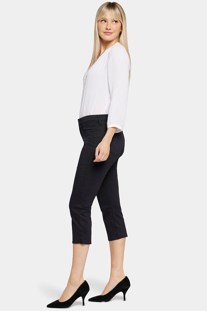 Black Women's NYDJ Harper Crop Jeans | NZ 830FNYICD