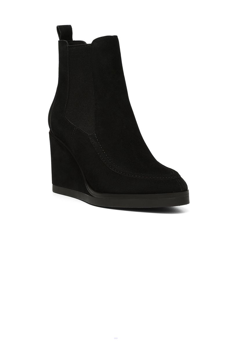 Black Women\'s NYDJ Leeza Wedge Boots | NZ 068KDPZLX