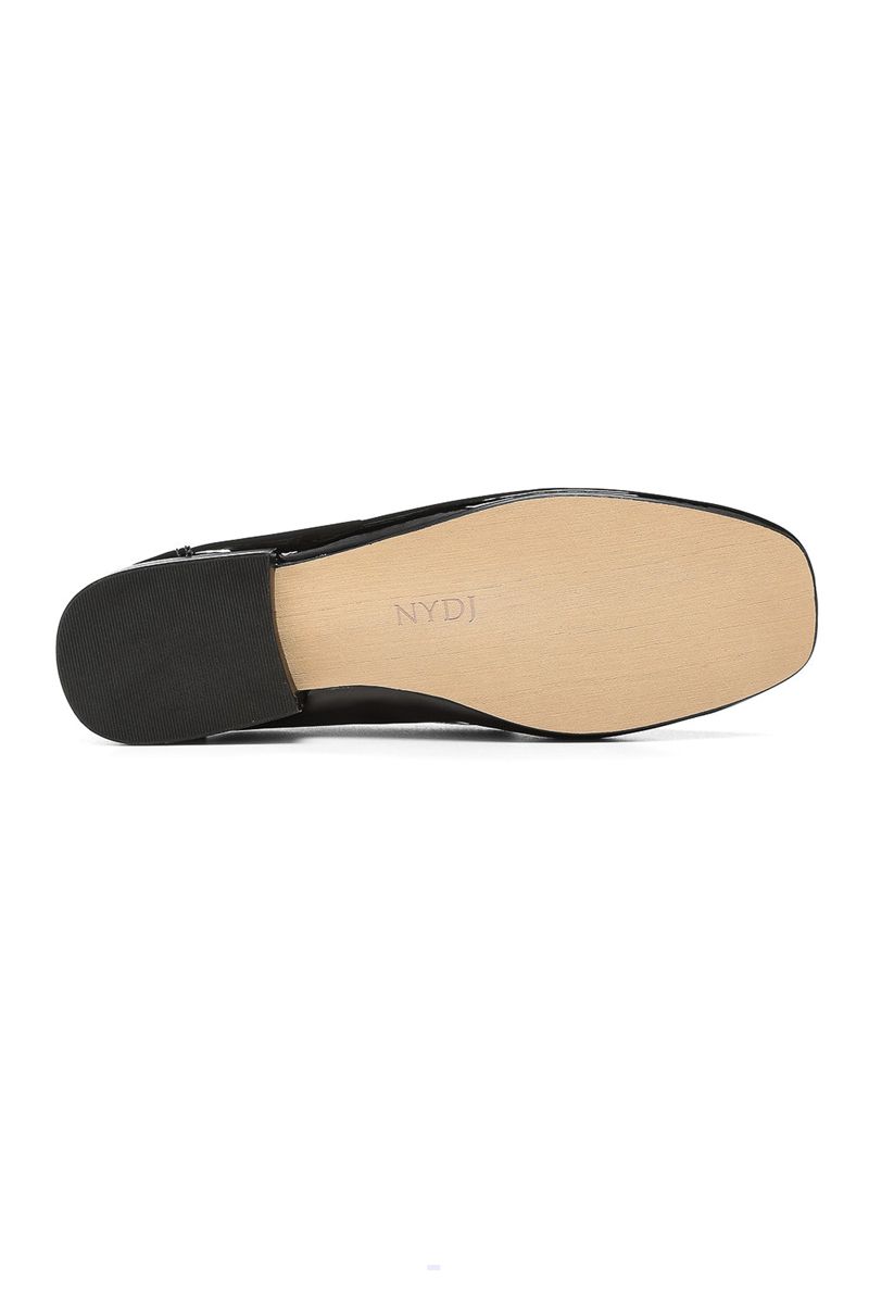 Black Women's NYDJ Lynn Slip-On Loafers | NZ 471GINJDP