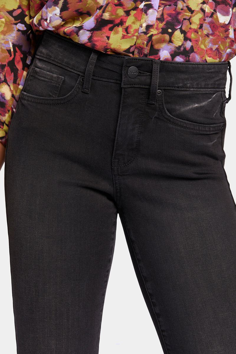 Black Women's NYDJ Marilyn Straight Jeans | NZ 857OEPHNI