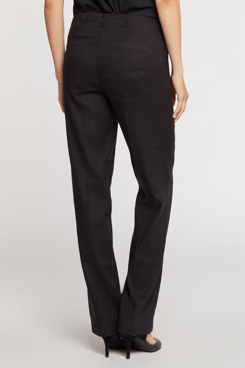 Black Women's NYDJ Marilyn Straight Pants | NZ 341CDTRSL