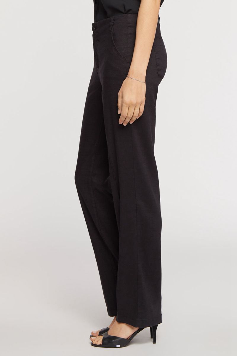 Black Women's NYDJ Marilyn Straight Pants | NZ 341CDTRSL