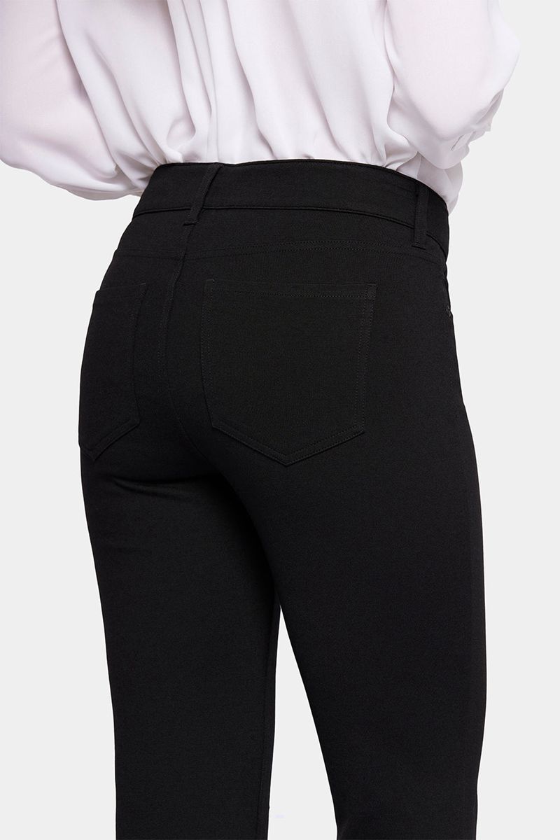 Black Women's NYDJ Marilyn Straight Pants | NZ 871DSPNJL