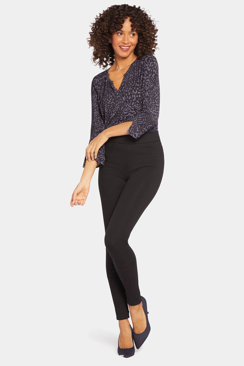 Black Women\'s NYDJ Modern Leggings | NZ 582DWBLEA