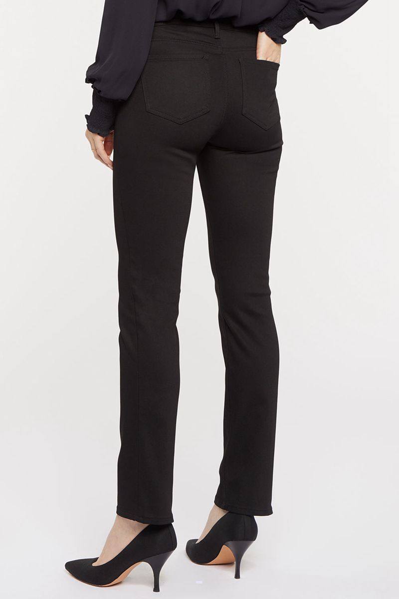 Black Women's NYDJ Petite Sheri Slim Jeans | NZ 862XTLYJM