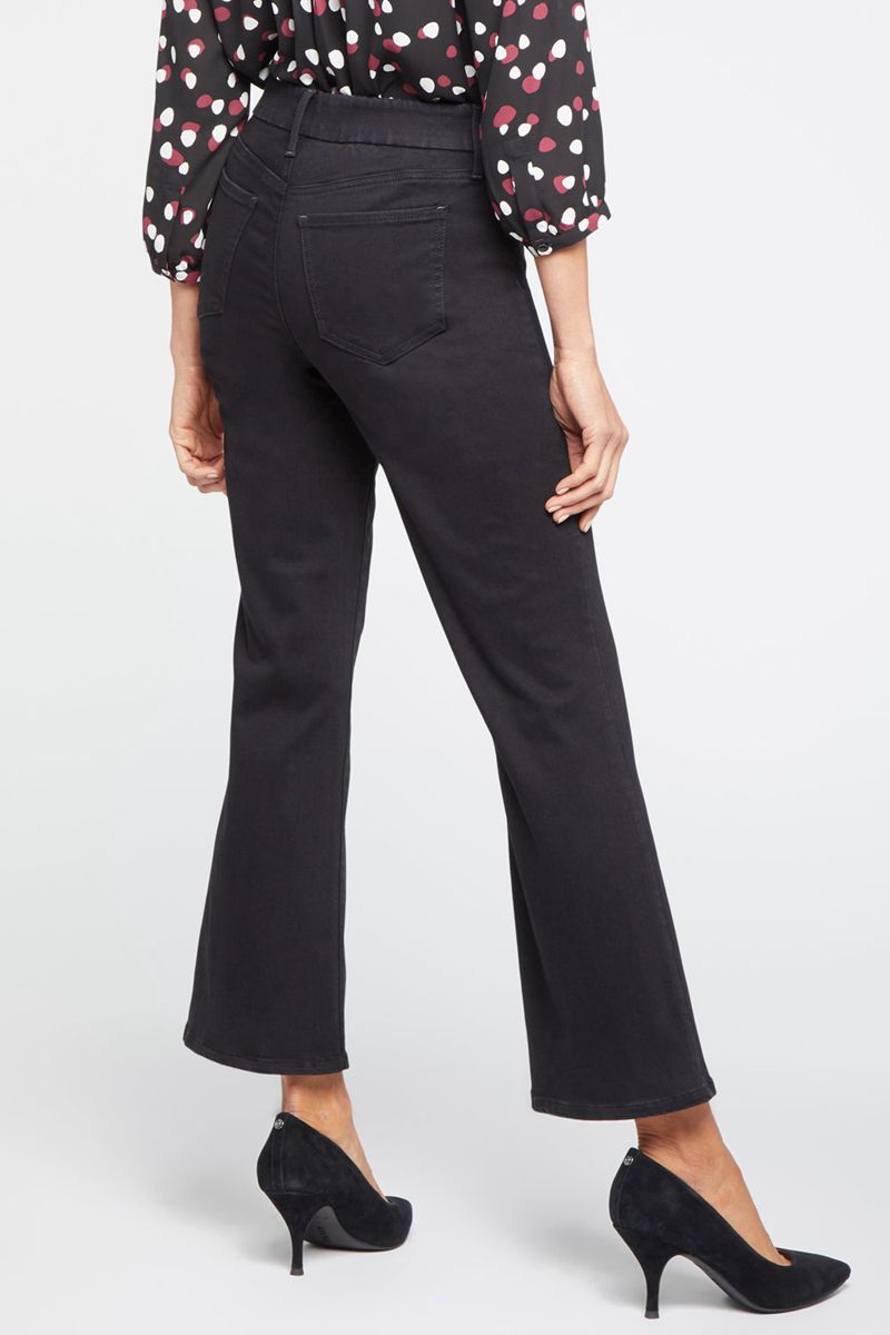 Black Women's NYDJ Petite Waist-Match™ Relaxed Flared Jeans | NZ 736KJLODT