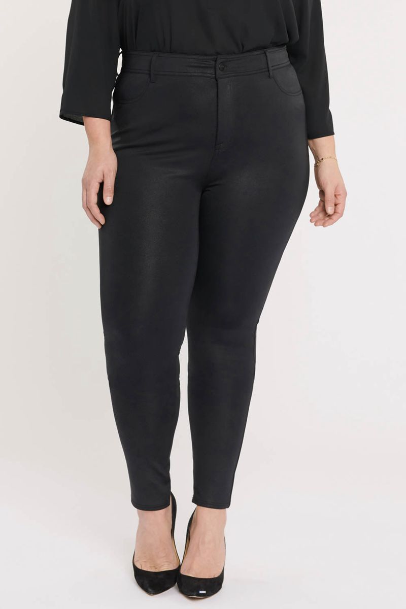 Black Women's NYDJ Plus 5 Pocket Leggings | NZ 156GEHNTR