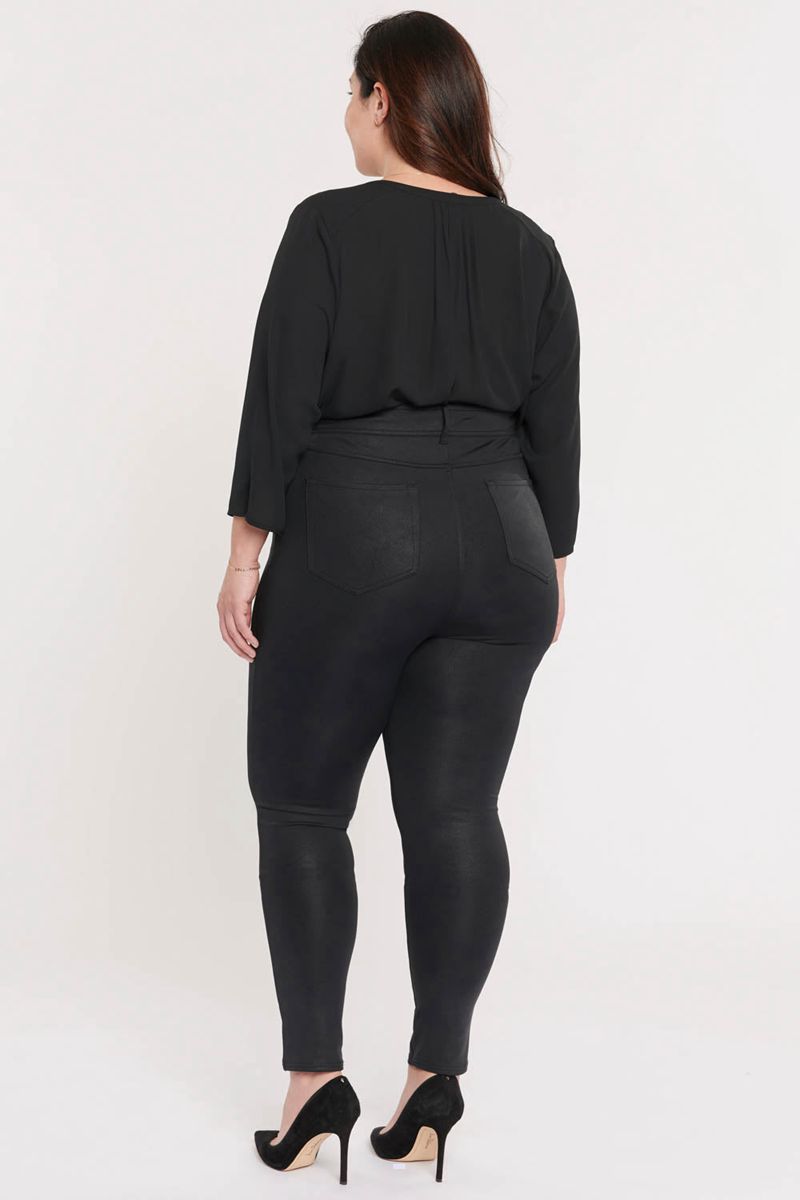 Black Women's NYDJ Plus 5 Pocket Leggings | NZ 156GEHNTR