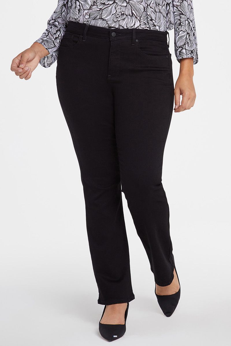 Black Women's NYDJ Plus Barbara Bootcut Jeans | NZ 184HZWPUX