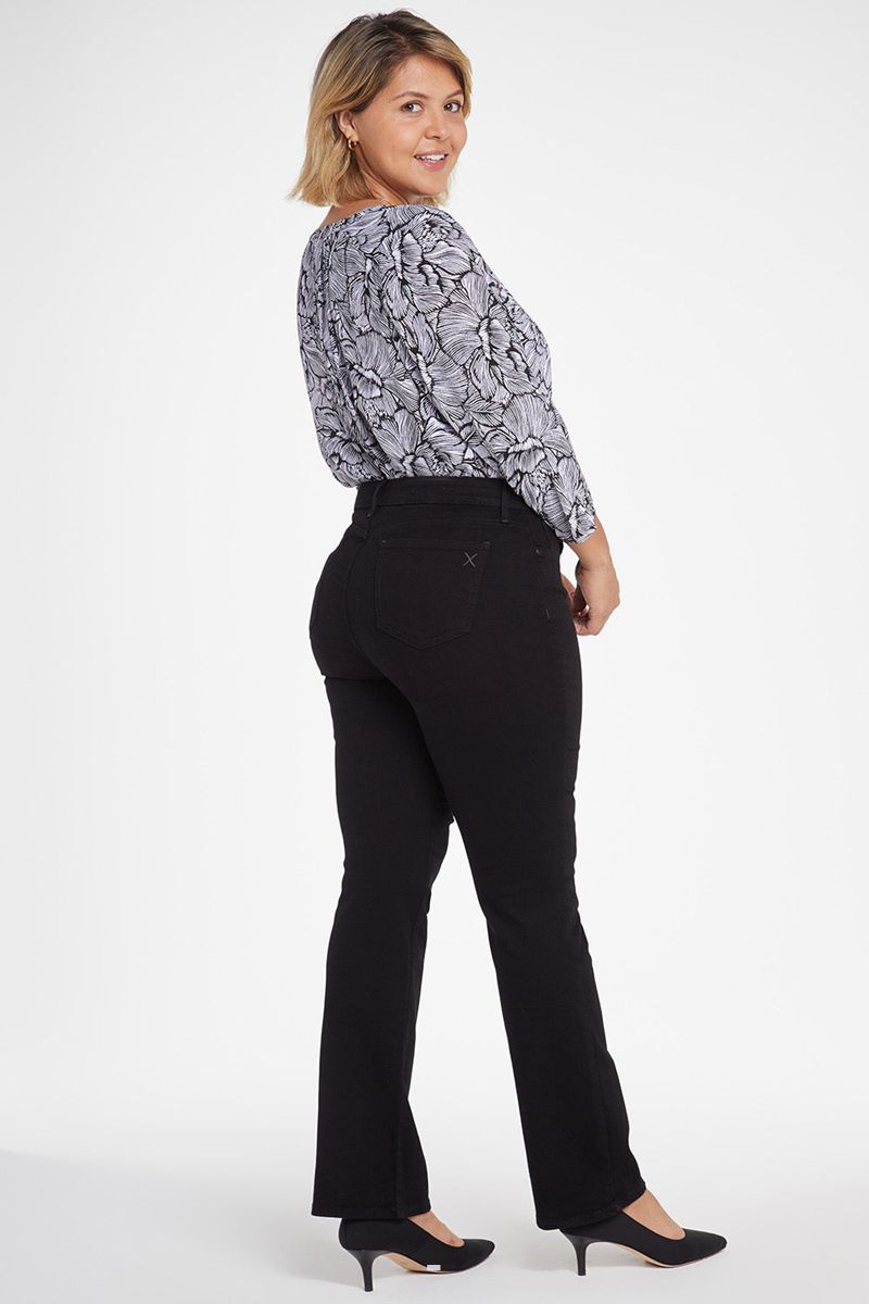 Black Women's NYDJ Plus Barbara Bootcut Jeans | NZ 184HZWPUX