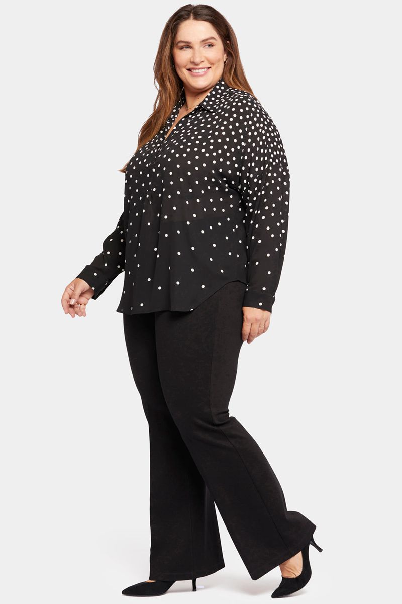 Black Women's NYDJ Plus Becky Blouse | NZ 107YEWUBL