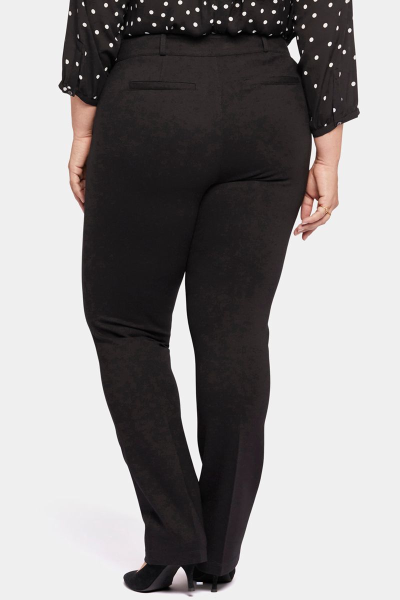 Black Women's NYDJ Plus Classic Trouser Pants | NZ 280ARIPZU